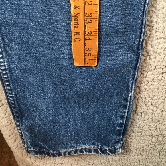 Wrangler Jeans Men Size 40x32 FR Fire Resistant Straight Leg Denim Blue Relaxed - Picture 9 of 14